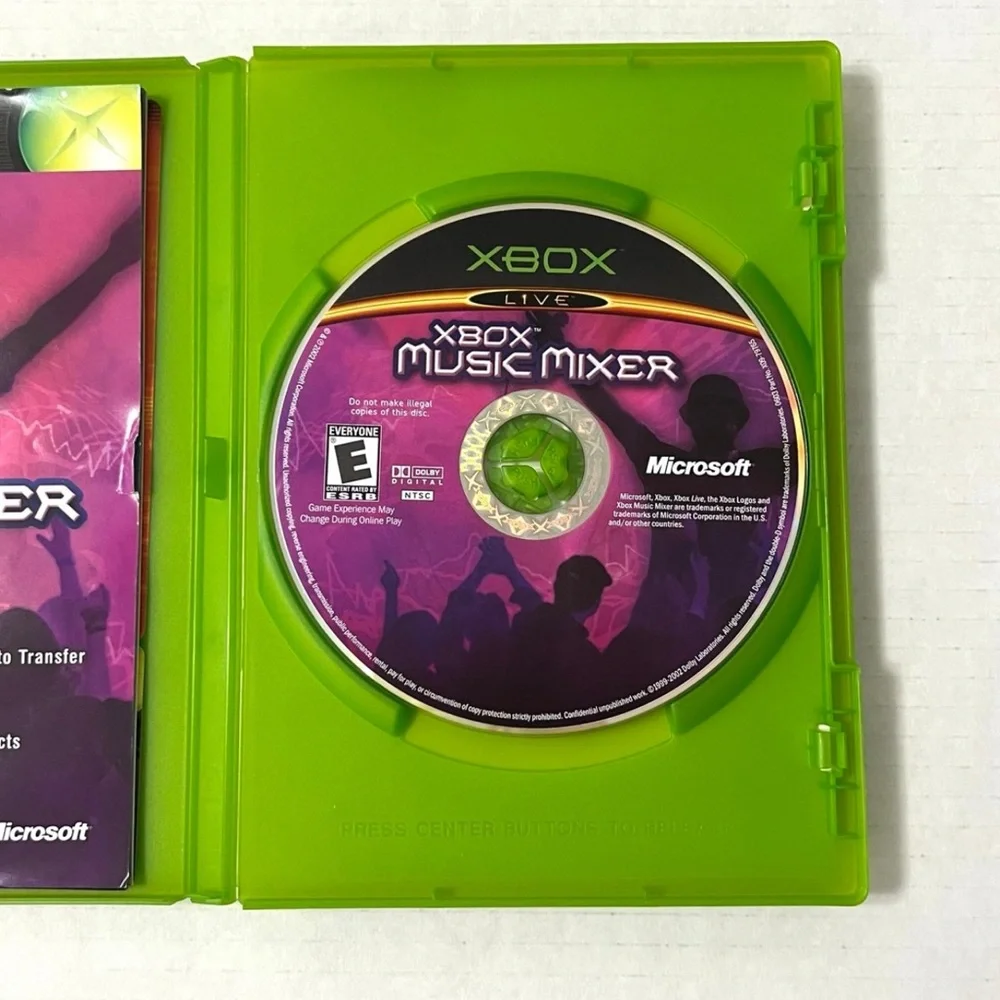 Xbox Music Mixer (Microsoft Xbox, 2003) Complete & Tested